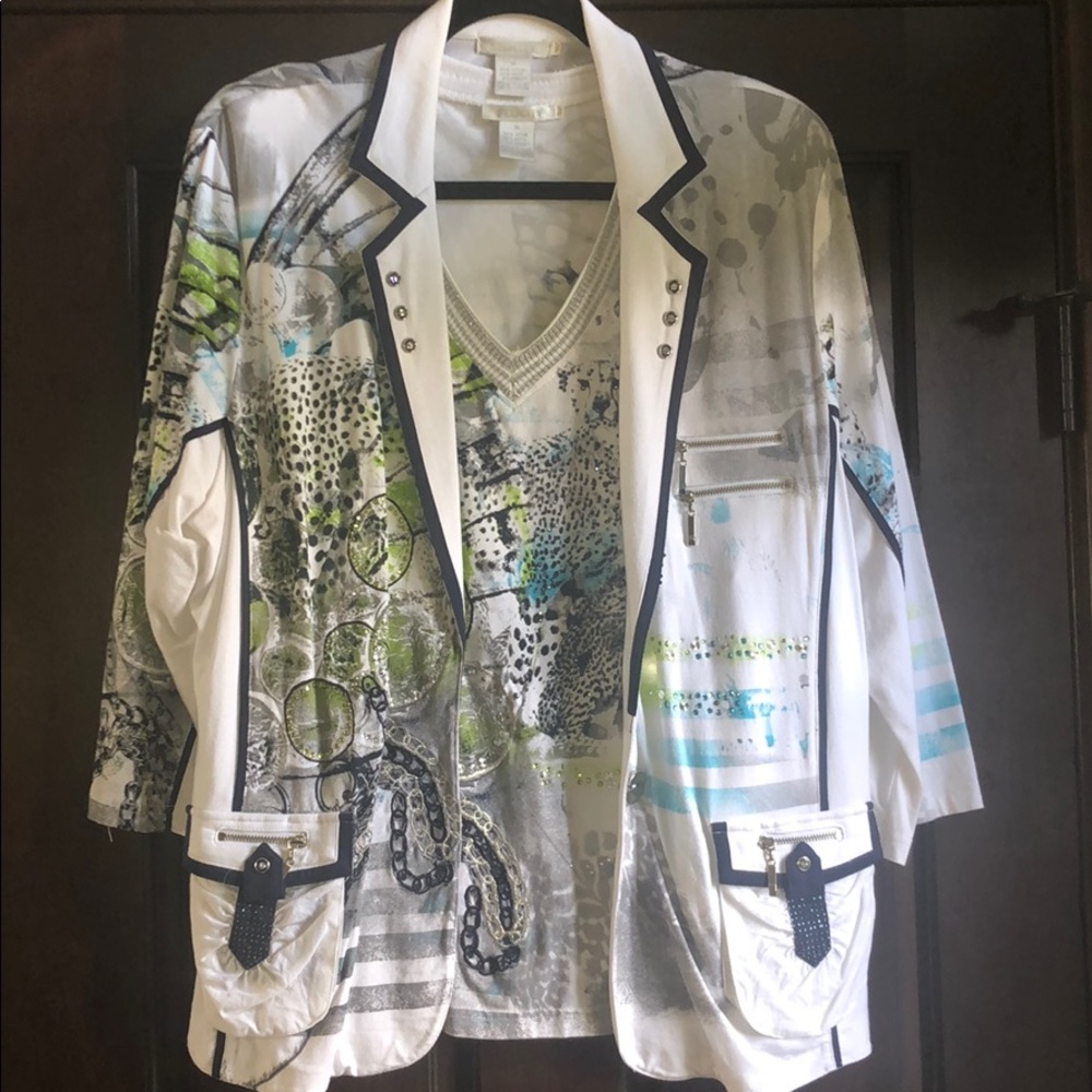 Two piece “Felicity” Jacket and matching top